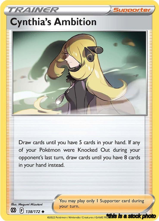 Normal Cynthia's Ambition [138/172 Near Mint ]