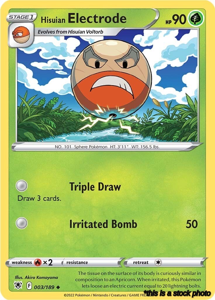 Normal Hisuian Electrode [003/189 Near Mint ]