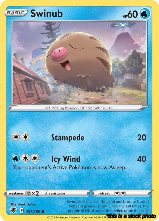 Normal Swinub [031/189 Near Mint ]