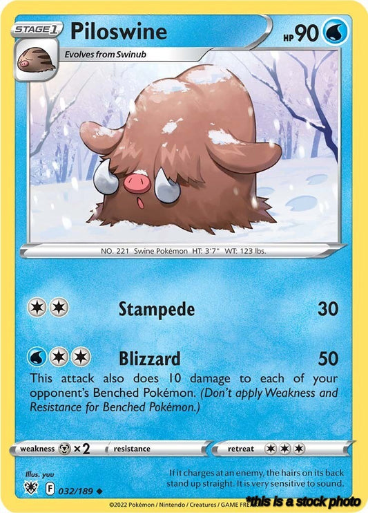 Uncommon Piloswine [032/189 Lightly Played ]