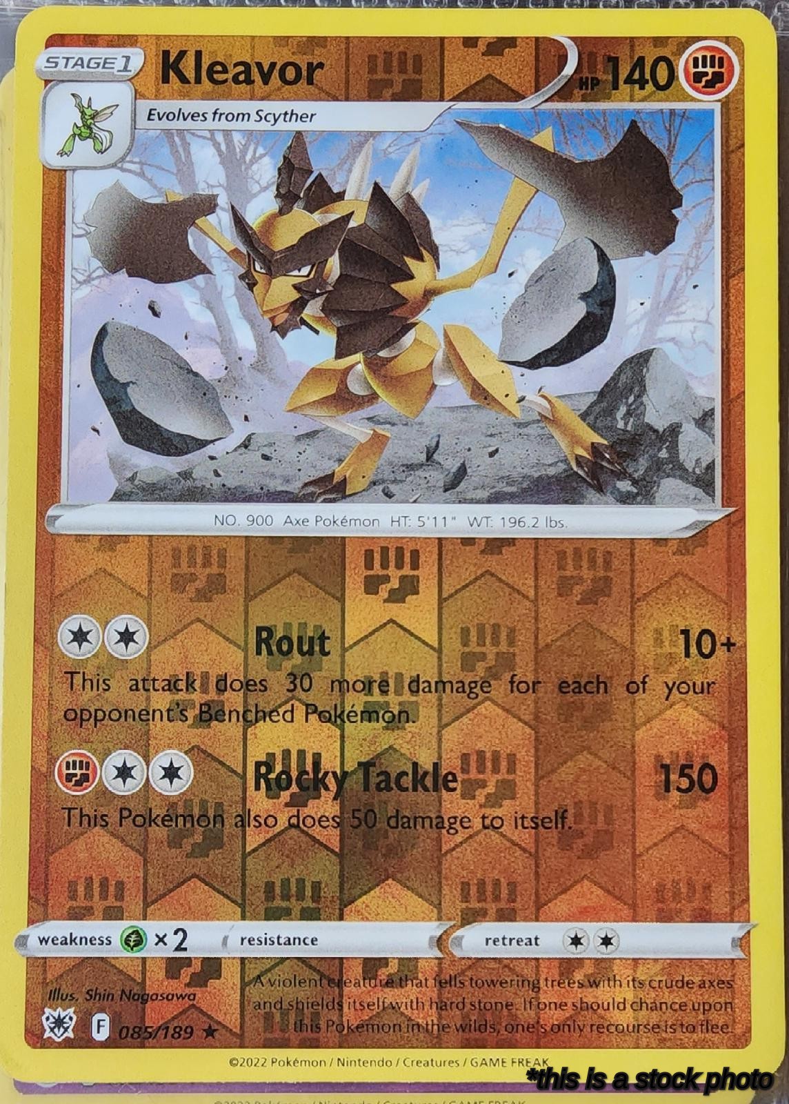 085/189 Kleavor (85) Rare Reverse Holofoil