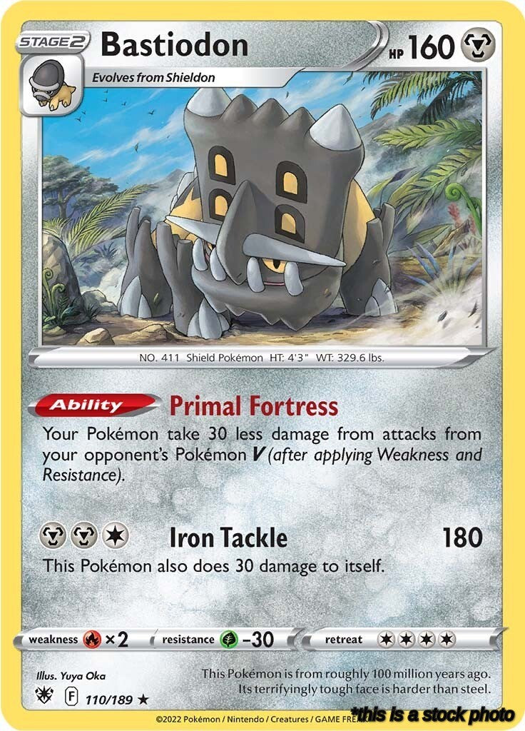 Holo Rare Bastiodon [110/189 Lightly Played ]