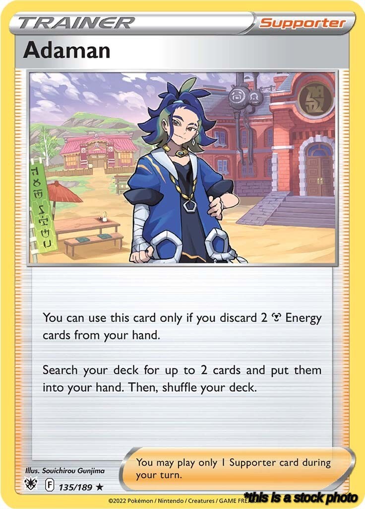135/189 Adaman Holo Rare Holofoil
