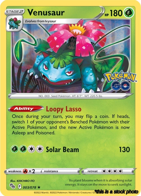 Holo Rare Venusaur [003/078 Lightly Played ]