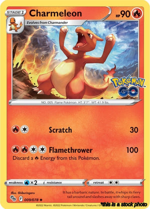 009/078 Charmeleon Uncommon Normal