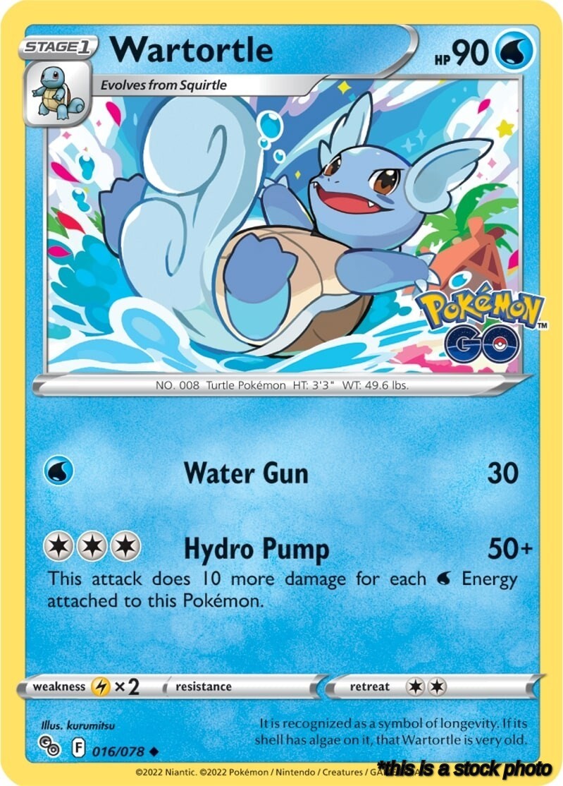 016/078 Wartortle Uncommon Reverse Holofoil