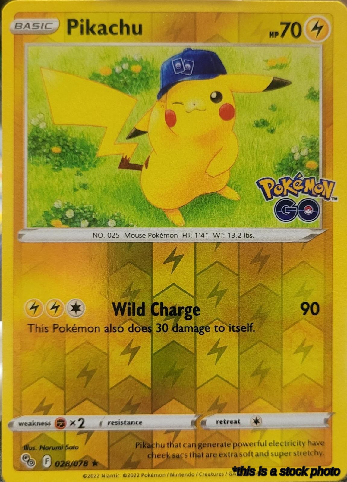 028/078 Pikachu (28) Holo Rare Reverse Holofoil
