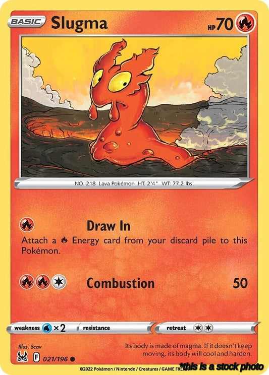 Normal Slugma [021/196 Near Mint ]