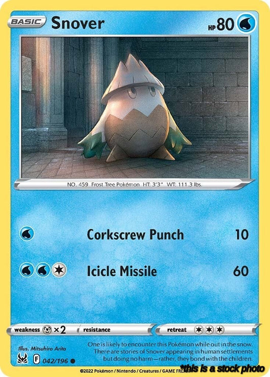 Common Snover [042/196 Near Mint ]