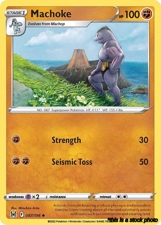 087/196 Machoke Uncommon Normal
