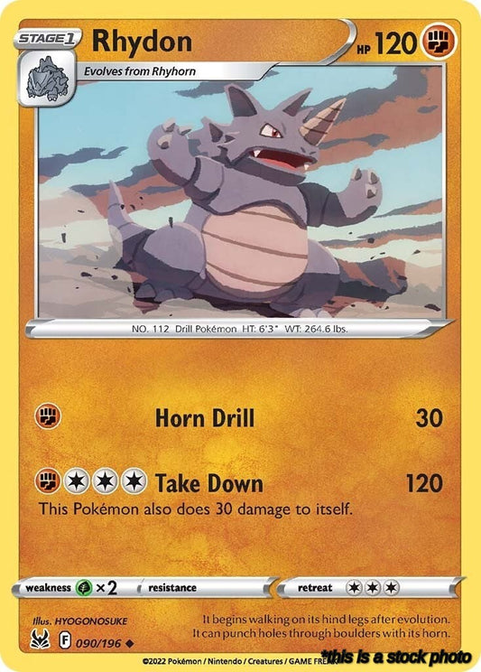 Normal Rhydon [090/196 Moderately Played ]