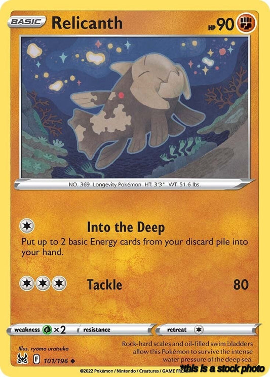 Uncommon Relicanth [101/196 Lightly Played ]