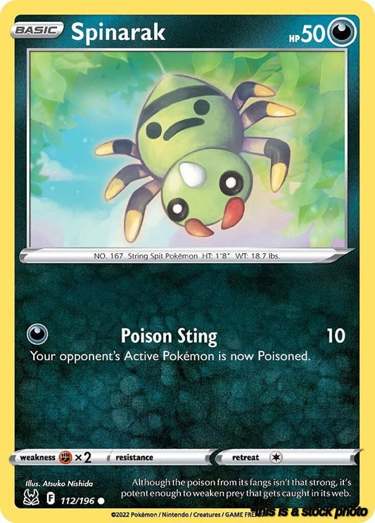 Normal Spinarak [112/196 Lightly Played ]