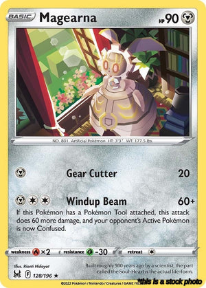 128/196 Magearna Rare Reverse Holofoil