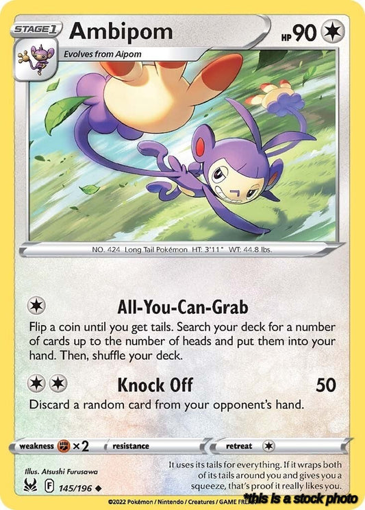 Normal Ambipom [145/196 Lightly Played ]