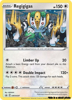 SWSH247 Regigigas (Cosmos Holo) Promo Holofoil