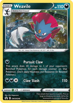Weavile - SWSH246 (Cosmos Holo) [SWSD]