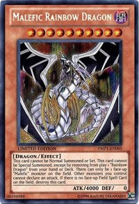 Limited Malefic Rainbow Dragon [YMP1-EN005 Near Mint] Secret Rare