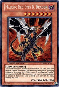 Limited Malefic Red-Eyes B. Dragon (Secret) [YMP1-EN001 Near Mint] Secret Rare