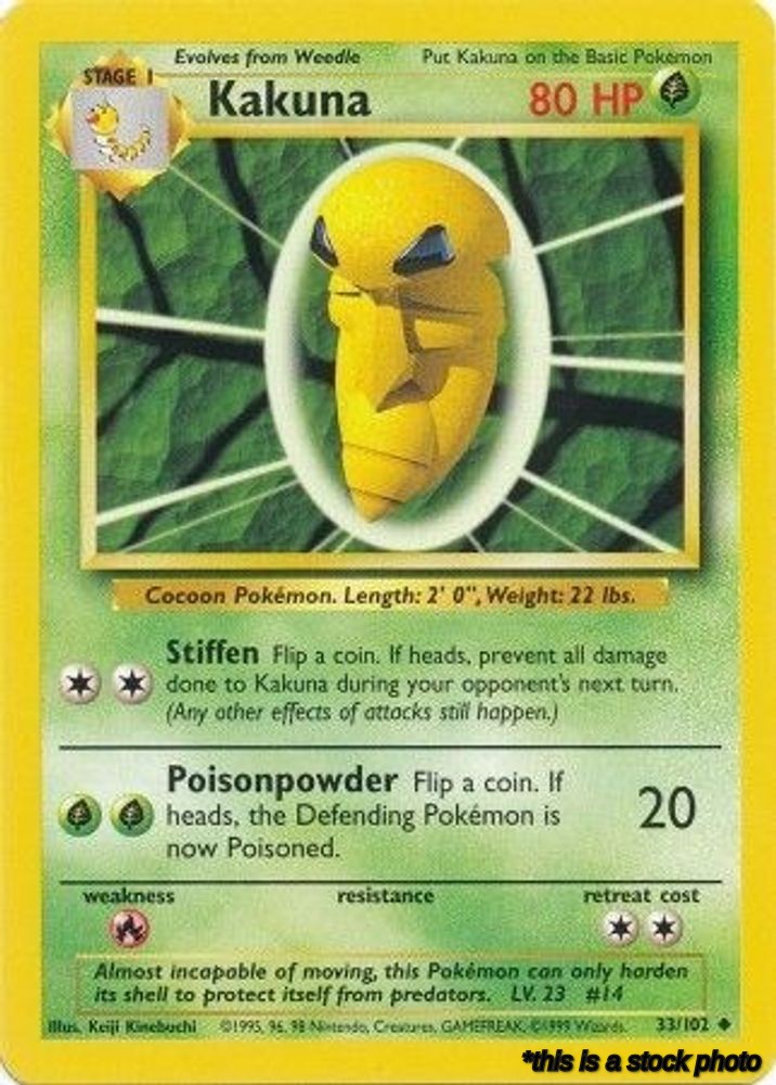 033/102 Kakuna Uncommon Normal