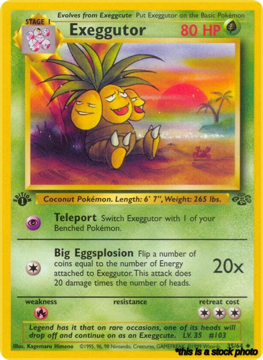 Uncommon Exeggutor [35/64 Moderately Played ]
