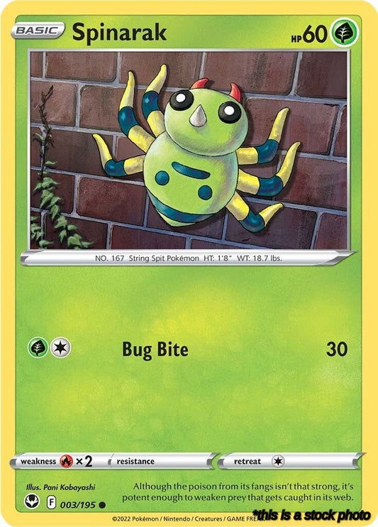 003/195 Spinarak Common Reverse Holofoil