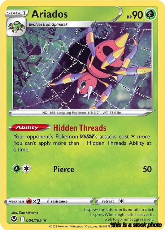 Reverse Holofoil Ariados [004/195 Lightly Played ]