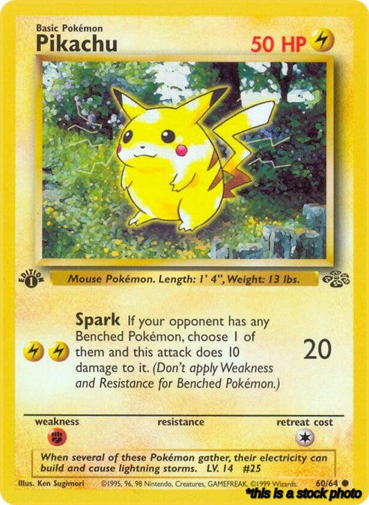 Common Pikachu [60/64 Damaged ]
