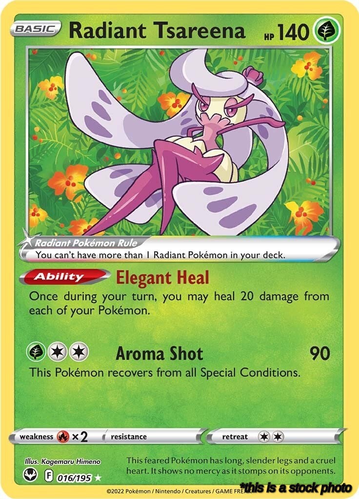 Holofoil Radiant Tsareena [016/195 Lightly Played ]