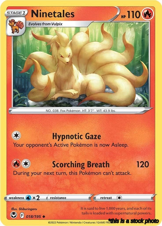 018/195 Ninetales Uncommon Normal
