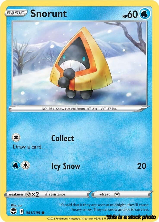 Common Snorunt [041/195 Near Mint ]