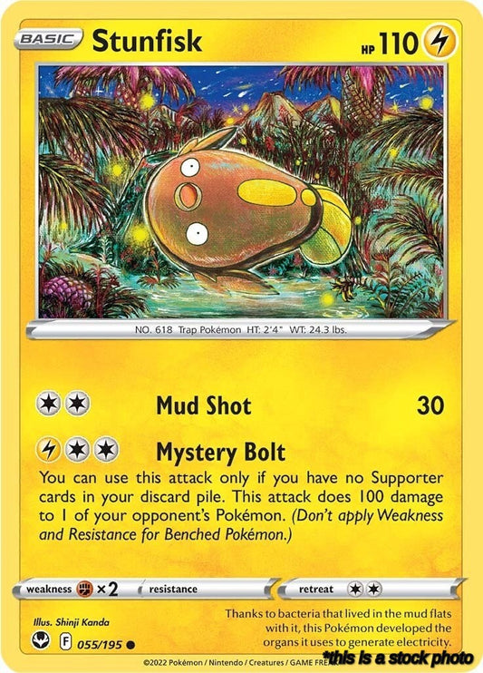 Common Stunfisk [055/195 Lightly Played ]