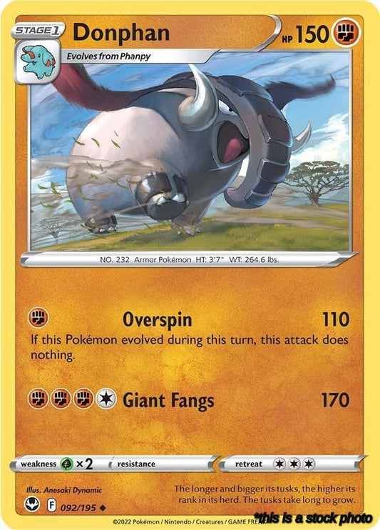 Uncommon Donphan [092/195 Near Mint ]