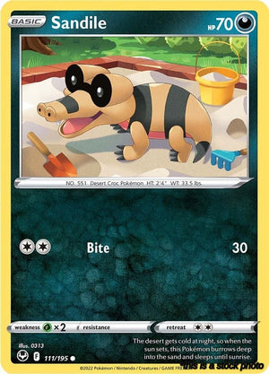 111/195 Sandile Common Reverse Holofoil
