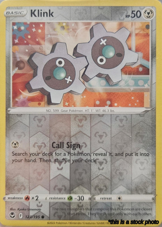 123/195 Klink Common Reverse Holofoil