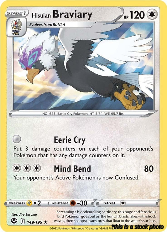 Rare Hisuian Braviary [149/195 Lightly Played ]