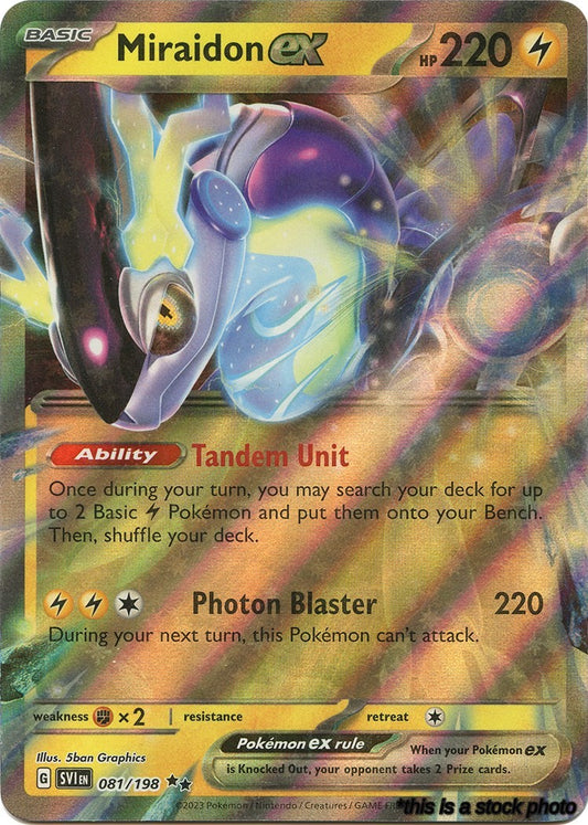 Double Rare Miraidon ex - 081/198 [081/198 Near Mint ]