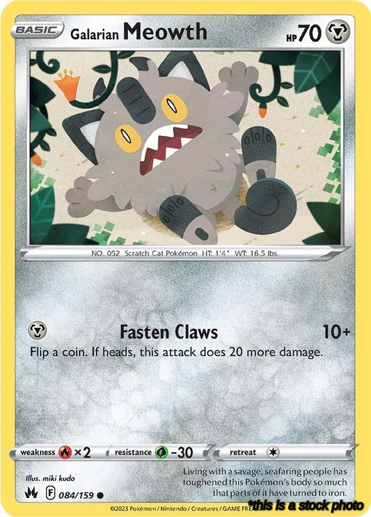 084/159 Galarian Meowth Common Normal