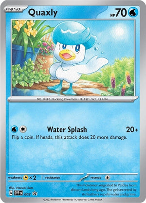 003 Quaxly Promo Holofoil