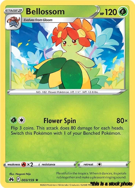 Rare Bellossom [003/159 Lightly Played ]
