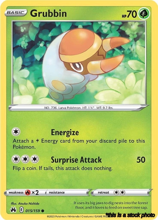 Reverse Holofoil Grubbin [015/159 Lightly Played ]