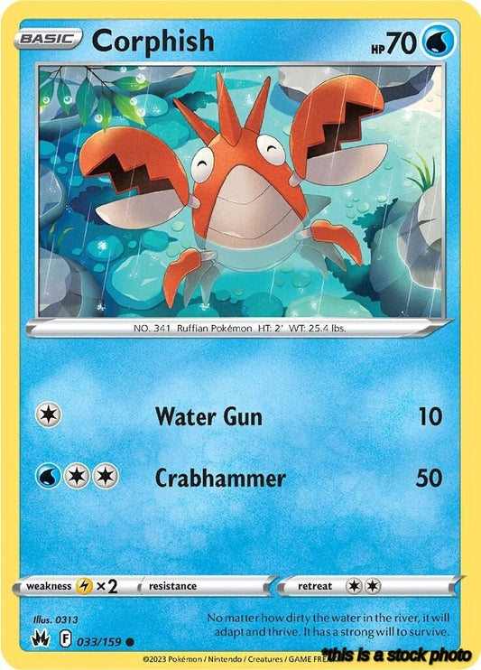 Common Corphish [033/159 Near Mint ]