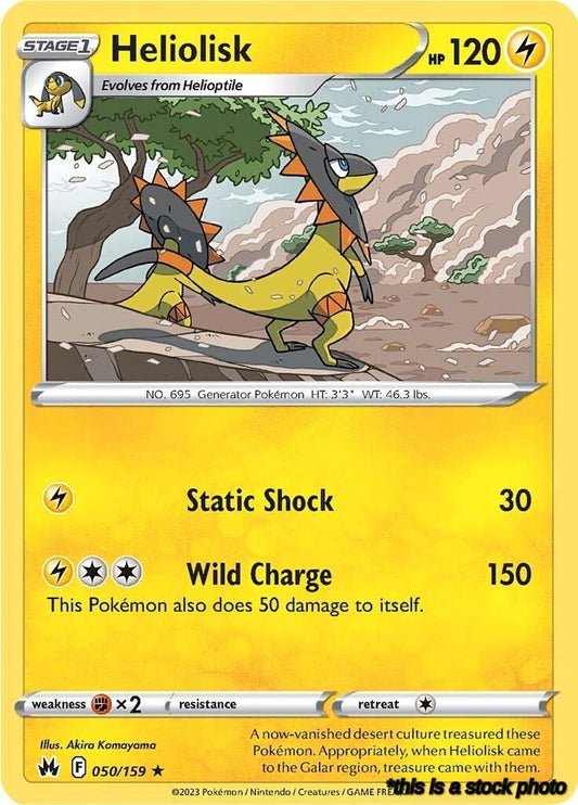 050/159 Heliolisk Rare Reverse Holofoil