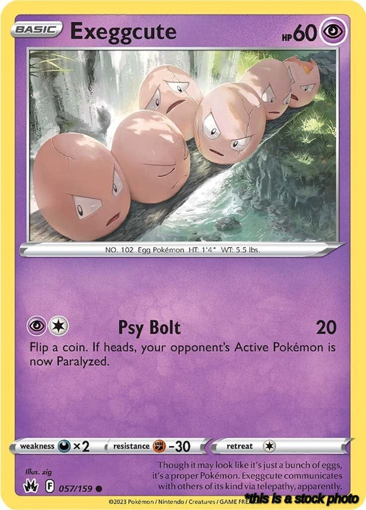 Common Exeggcute [057/159 Lightly Played ]