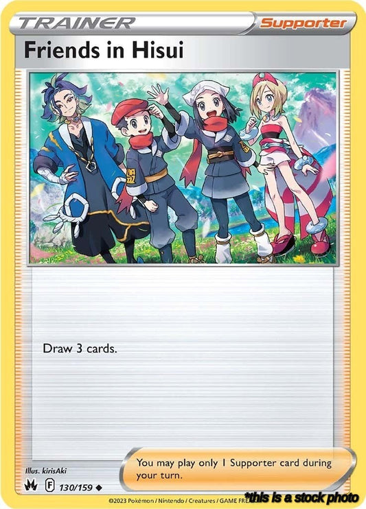 Uncommon Friends in Hisui [130/159 Near Mint ]