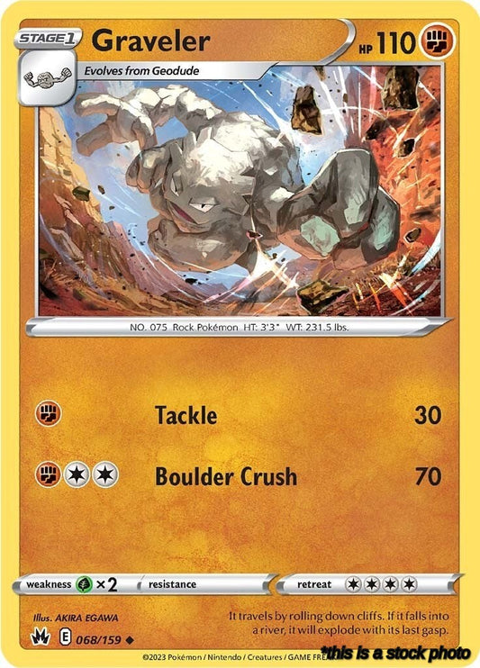 Uncommon Graveler [068/159 Lightly Played ]