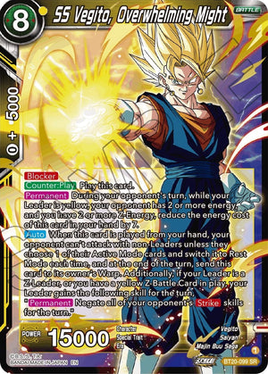 BT20-099 SS Vegito, Overwhelming Might