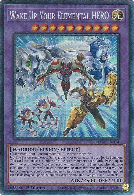 Wake Up Your Elemental HERO (CR)