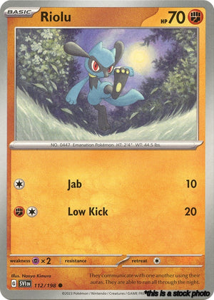 112/198 Riolu Common Normal