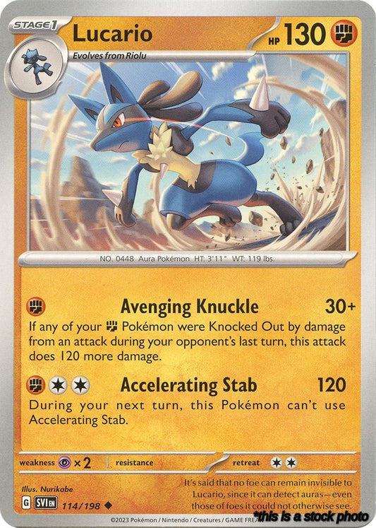 Normal Lucario - 114/198 [114/198 Near Mint ]